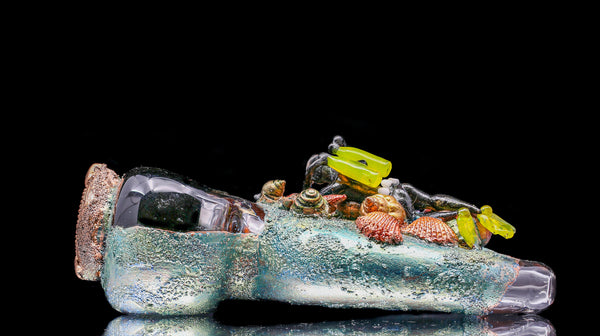 Cherry Glass "Scuba Scene" Dry pipe