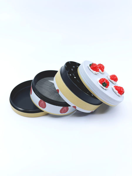 Fake Cakery Strawberry Shortcake Grinder (4 Layer)
