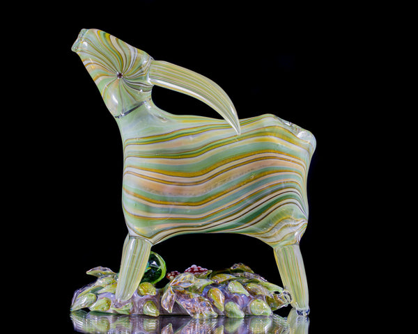 Mr. Gray C. Martain Fungi Lighting "MushLove Goat"