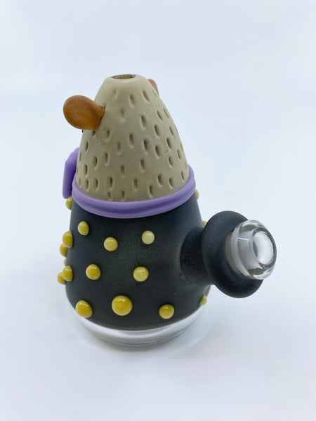 Trina Caterina Black Bear with Yellow Polka Dots