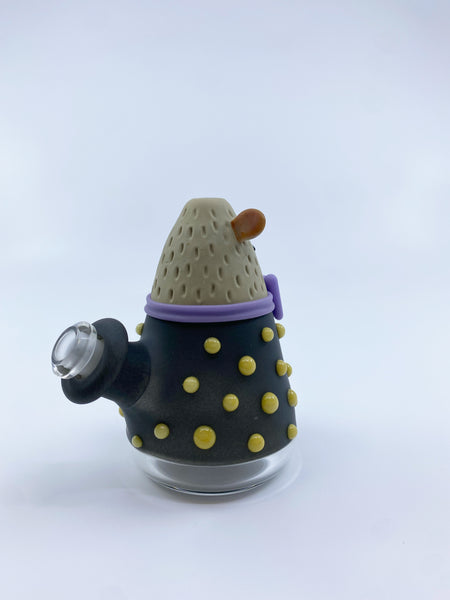 Trina Caterina Black Bear with Yellow Polka Dots