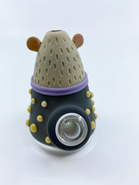 Trina Caterina Black Bear with Yellow Polka Dots