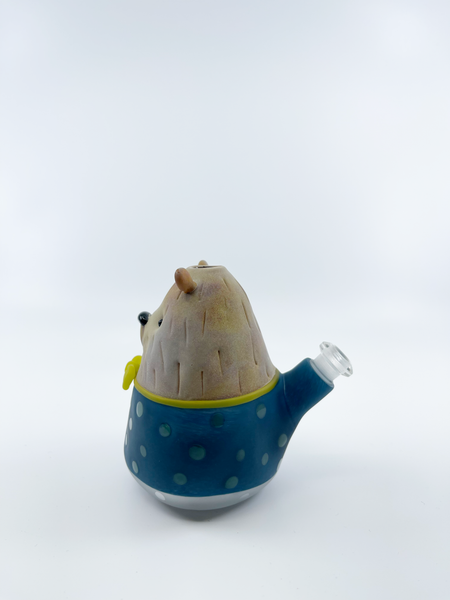 Trina Caterina Blue Bear With Polka Dots