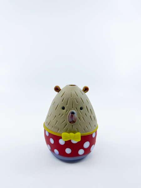 Trina Caterina Red Bear With Polka Dots