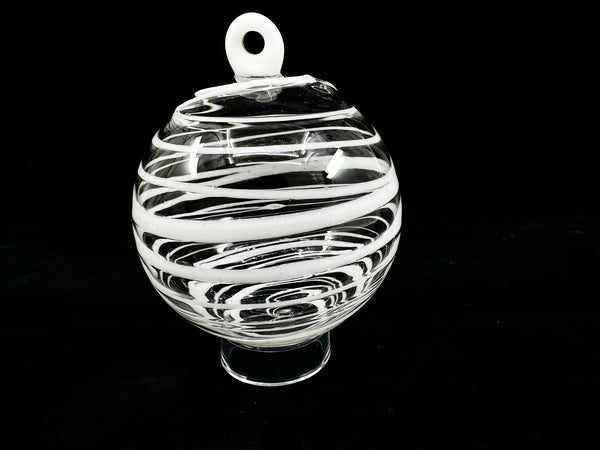 B $ Money Glass - Striped Ornament