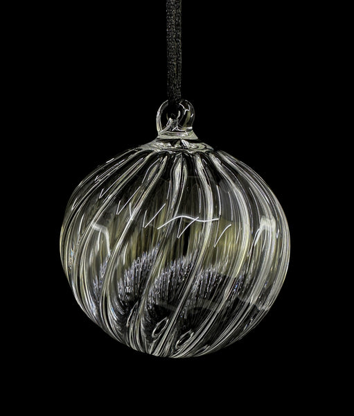 Eric Duyette - Clear Scalloped Ornament