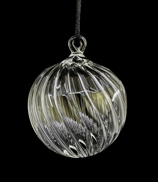 Eric Duyette - Clear Scalloped Ornament