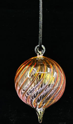 Eric Duyette - Fumed Scalloped Ornament