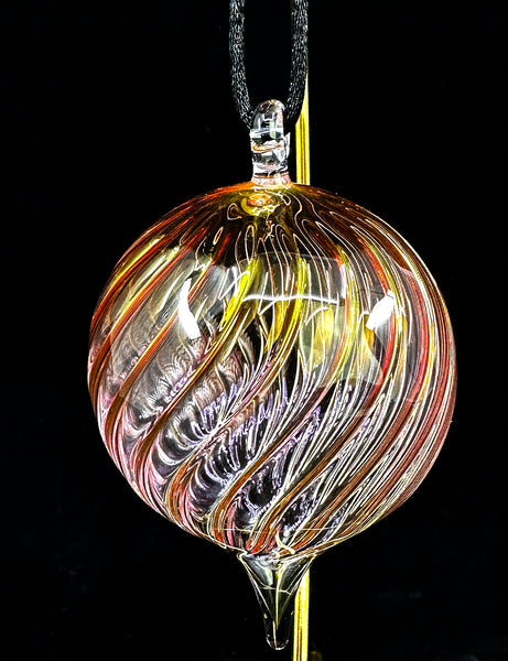 Eric Duyette - Fumed Scalloped Ornament