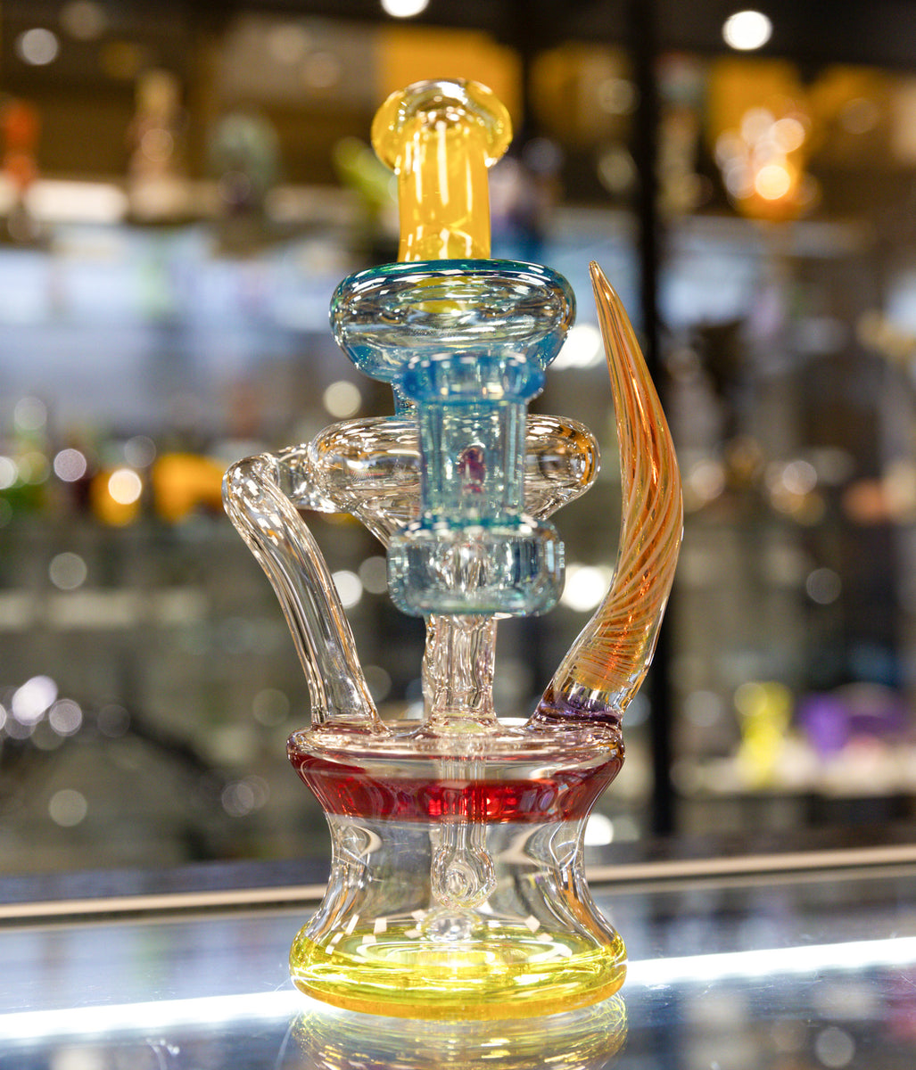 Gurn Glass - Single Uptake Recycler – Lions Den Glass