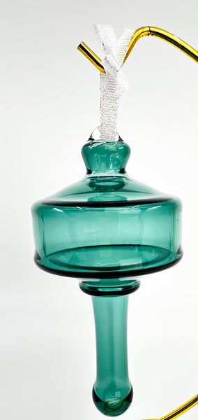 Moonbo Glass - Teal Ornament