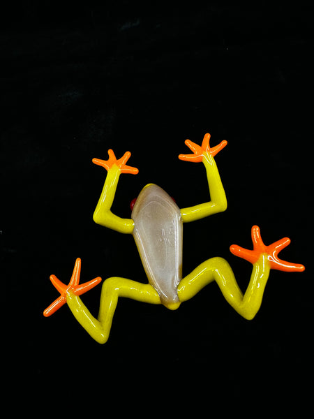 Sundstrom Glass - "Standing" Tree Frog