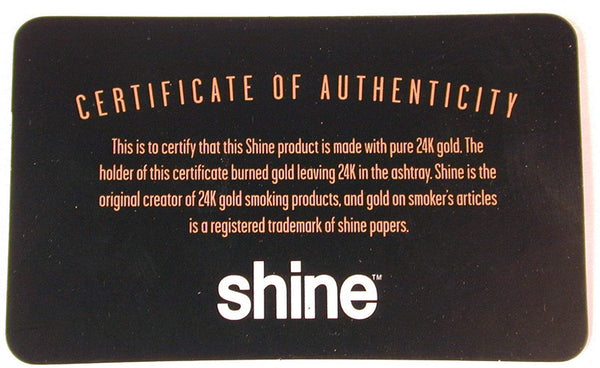 Shine 24K Gold Rolling Paper Gift Box