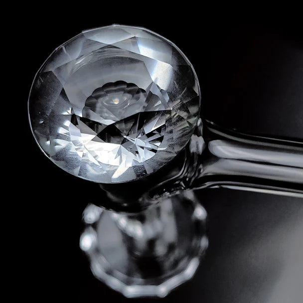 Victory Glassworks - Quartz Diamond Cap (Faceted 'Diamond Cut' Quartz Tops)